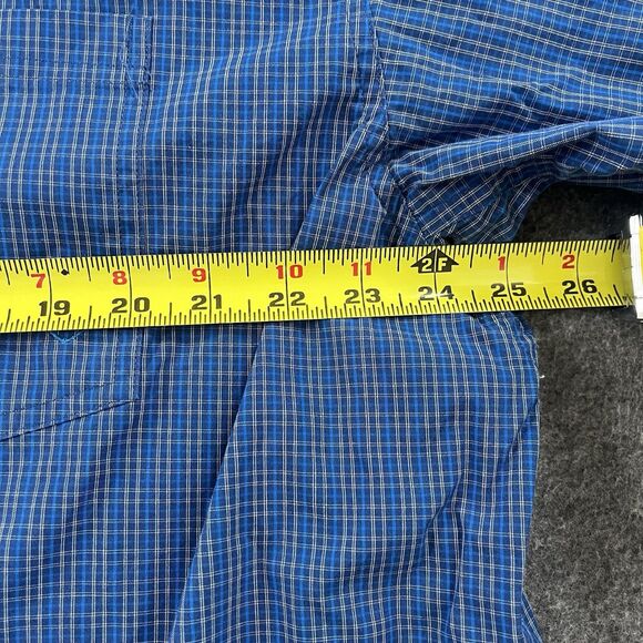 Ariat Pro Series Stretch Button Down Shirt Men's XXL Long Sleeve Blue Plaid - Picture 3 of 8